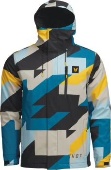 JACKET TOUR BRAVE BL/YL SM