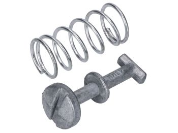 Fairing screw 38mm with spring for Piaggio, Vespa Ciao, Bravo, SI