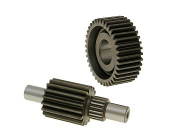 secondary transmission gear kit Malossi HTQ 17/37 for Honda, Piaggio, Peugeot