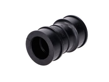 Intake Drilastic rubber 20mm black 47mm for Zündapp Super Combinette, C 50 Super, Sport