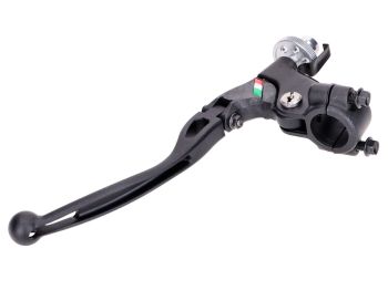 Domino Racing clutch fitting for 22mm handlebars left black 33mm with folding lever for clutch cable