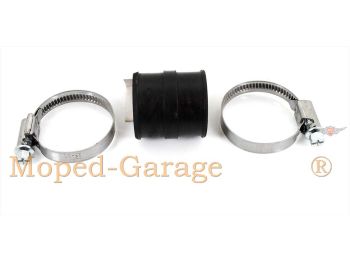 Intake rubber 24/24mm 37mm with clamps for moped, moped, mokick