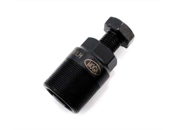 Pole wheel MOGA puller steel M27 x 1 left-hand thread black for Minarelli