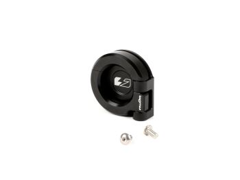 Luggage hook -BGM PRO aluminium CNC- Vespa GT, GTS, GTV, GTL, S - 50-300cc - black