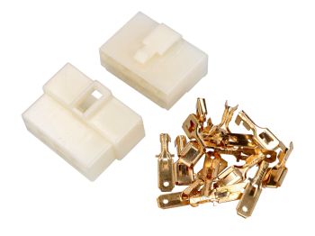 Connector set 8 pin plastic 18-piece
