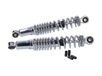shock absorber set rear 300mm chromed
