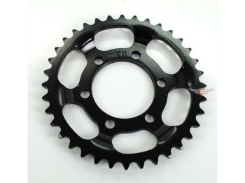 Sprocket Esjot steel 36 teeth black for Zündapp KS 50, 517, 530 Super, Sport, Super Sport