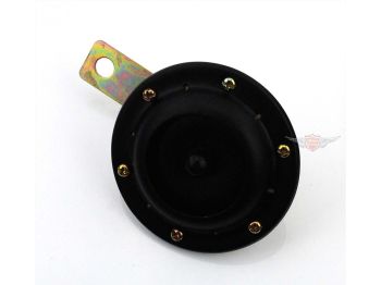Horn 12V alternating current 75mm black for moped, moped, mokick