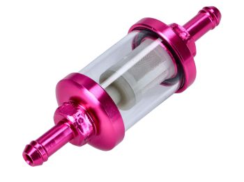 Fuel filter pink removable 7mm