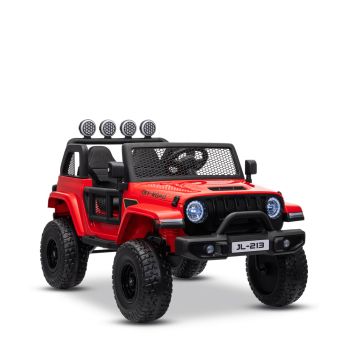 VOITURE ÉLECTRIQUE ENFANT JEEP GEOLAND V2 24V ROUGE