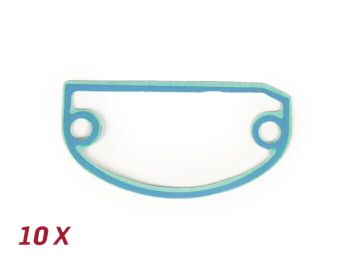 Gear selector box gasket -BGM Pro silicone- Vespa Largeframe, PX, Cosa, T5 125cc, Rally, Sprint, GT, GTR, Super, GL, VNA, VNB, VBA, VBB, GS160, SS180 - 10 pcs