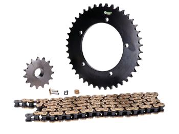 Chain set 15/41 teeth for Hercules Ultra 80 AC