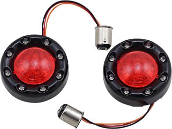 SIGNAL BLLT 1157 GBLK/RED