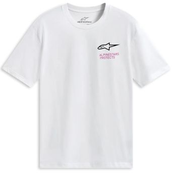 TEE SS CSF POP HELMET WHITE M