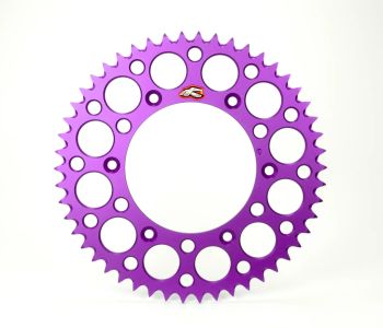 SPROCKET REAR 428 47T PURPLE U
