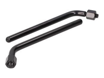mirror arm set short M8 170mm for round mirror set