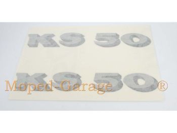 Sticker set 155mm x 22mm for Zündapp KS 50, Super Sport Type 517