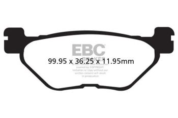 BRAKE PAD SFA ORG SCOOTER