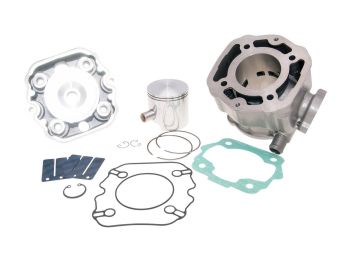 cylinder kit Polini cast iron sport 80cc for Derbi Senda GPR, Gilera GSM SMT RCR Zulu EBE / EBS