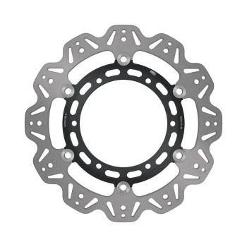 BRAKE RTR FLT VEE WAVE BLK FR