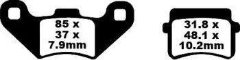 BRAKE PAD SINT R SERIES