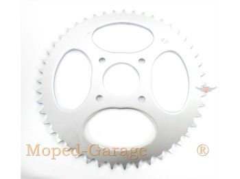 Sprocket Presto aluminum 47 teeth 4 hole for Hercules Prima 1, 2, 3, 4, 5, 6, MP MF M HR Hobby Rider, P MX SX, Optima Pronto, Presto, Garelli Cross 40, KTM 505, Zündapp A 25 Automatic Type 460-01, 460-02