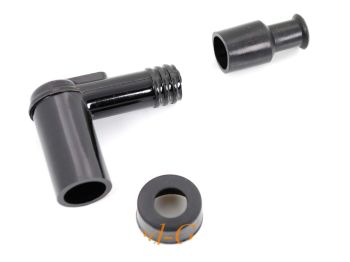 Spark plug cap black 1k Ohm for Zündapp moped, moped, Kreidler, Hercules Puch