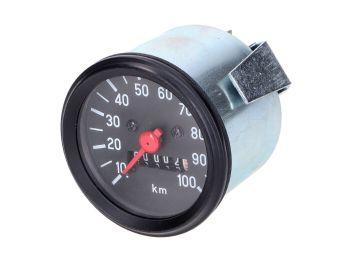 Speedometer D=60mm 100 km/h black for Puch Monza