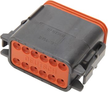 PLUG DEUTSCH BLACK 12 PIN