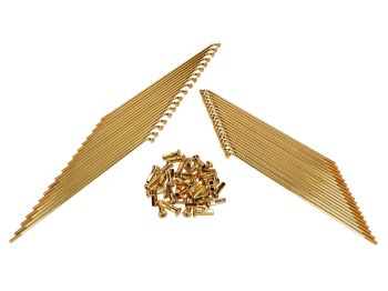 Spoke set 171mm / 177mm gold for Simson S50, S51, S70, S53, S83 Enduro