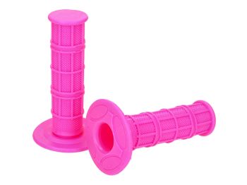 Grip set Off-Road Waffle pink 22mm universal
