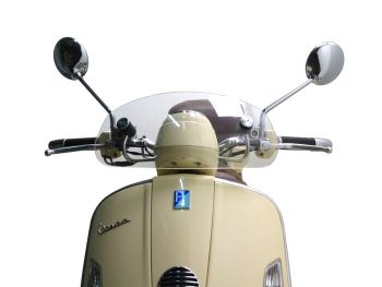 Flyscreen -MOTO NOSTRA, w=435mm, h=195mm- Vespa GTV, GT 60 - colourless