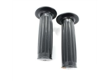 Grip rubber black 22mm 105mm (2 pieces) for Zündapp GTS, KS, C 50 Sport, Kreidler, Hercules