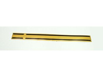 Tank sticker black-gold 290/50mm x 20mm for Kreidler, Florett