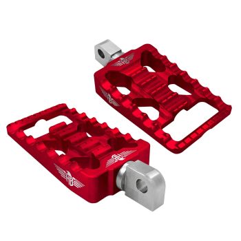 FOOTPEGS MX V1 SOFTAIL XL RED