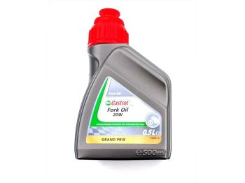 Bottle of MOGA fork oil mineral 500ml for KS 50 Sport, WK, Super WC, C GTS 50, 80, 80 Touring