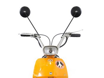 Mirror black -bgm PRO- Lambretta Lui 50CL, Lui 75 S&SL , Luna, Vega ,Cometa round
