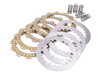 clutch plate / disc set Naraku HDRC aramid fiber 5-friction plate type for Derbi EBE, EBS, D50B