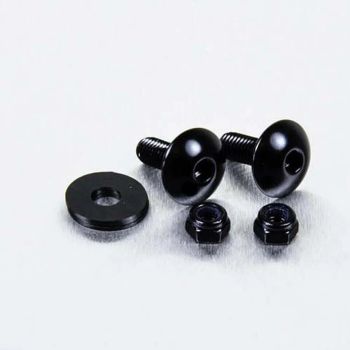 BOLT KIT LIC PLATE M6X16 BLACK