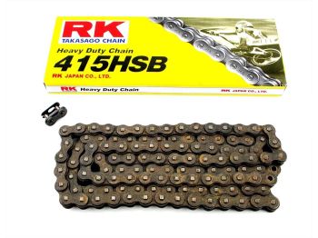 Chain steel 415 114 links for Zündapp Super Combinette, Sport C 50 Super, CS 25, Sport, Automatic Moped, Rixe Libelle F, Falconette, Victoria Nicky R 50, Automatic Moped,