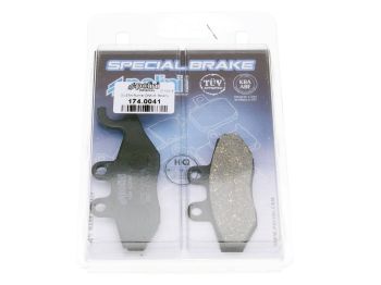 brake pads Polini organic for Aprilia, Derbi, Gilera, Piaggio, Vespa