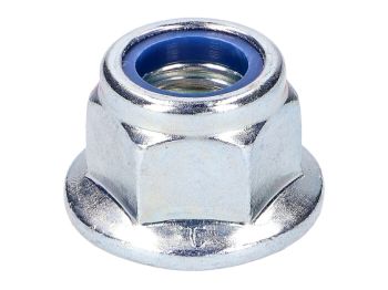 nut w/ flange M12 self locking, zinc plated
