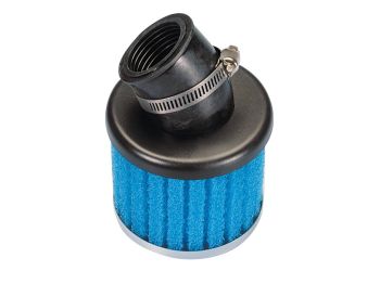 air filter Polini D.32 Special long air box 32mm 30° blue