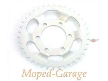 Sprocket steel 38 teeth 120mm for Zündapp ZD 20, 40, 25, ZL Hai CX 25 TS, ZS ZE C 50 Sport, GTS 50, TS