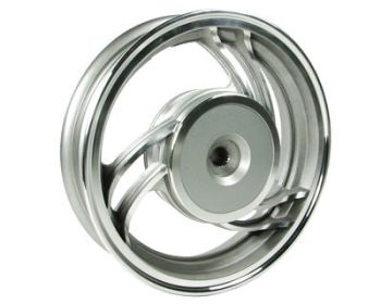 rear rim aluminum 3-spoked star for drum brake