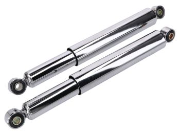 shock absorber set chrome - 350mm