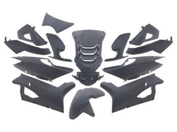 fairing kit EDGE 14-piece black matt for Peugeot Speedfight 4