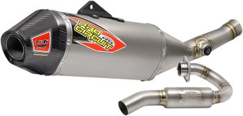 EXHAUST TI6 PRO TI W/CF