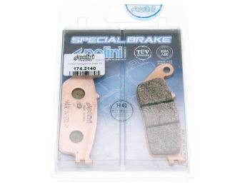 brake pads Polini sintered for Kymco Xciting 400i, Daelim, Kawasaki
