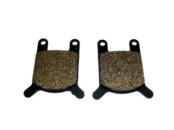 Brake pad set 2 pieces for Zündapp KS 80, 80 Touring, Kreidler, Hercules, Puch